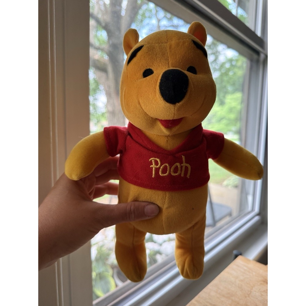 Vintage‎ Disney Winnie the Pooh 11" Plush Fisher Price Standing Stuffed Bear